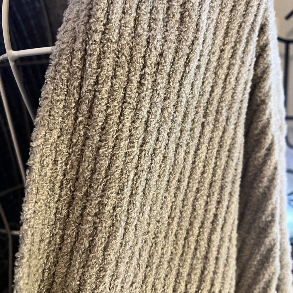 Barefoot Dreams Cozy Ribbed Cardigan in Sage Green - Picture 3 of 6